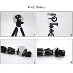 Adaptateur de fixation pour trépied PULUZ pour caméras d'action sportives PULUZ, fixation à pince flexible Jaws pour GoPro, Insta360, DJI et autres caméras d'action, fixation pour trépied (matériau PVC)