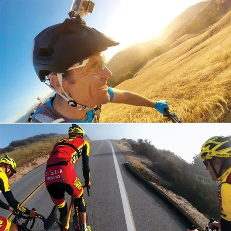 Support de fixation réglable pour casque PULUZ compatible avec GoPro, Insta360, DJI et autres caméras d'action, PULUZ