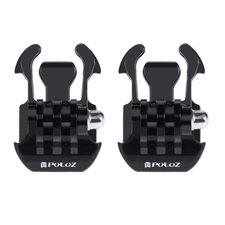 2 boucles à dégagement rapide horizontales PULUZ pour GoPro, Insta360, DJI et autres caméras d'action (2 pièces)