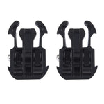 2 boucles à dégagement rapide horizontales PULUZ pour GoPro, Insta360, DJI et autres caméras d'action (2 pièces)