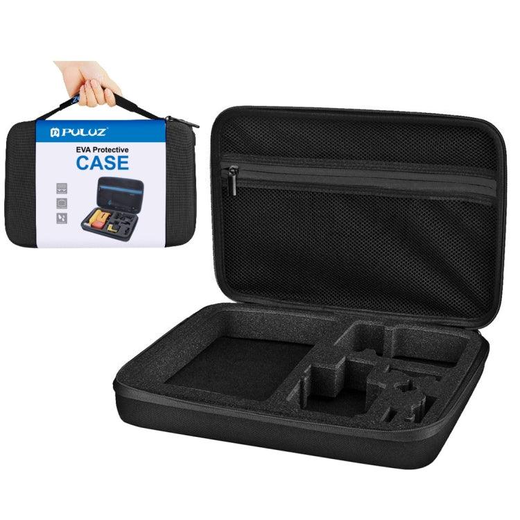 Étui de transport étanche PULUZ pour GoPro, Insta360, DJI et autres caméras d'action, grand format : 32 cm x 22 cm x 7 cm.