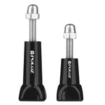 PULUZ Bouton moleté en plastique, vis longue standard + vis courte, compatible avec GoPro, Insta360, DJI et autres caméras d'action, 2 vis (plastique)