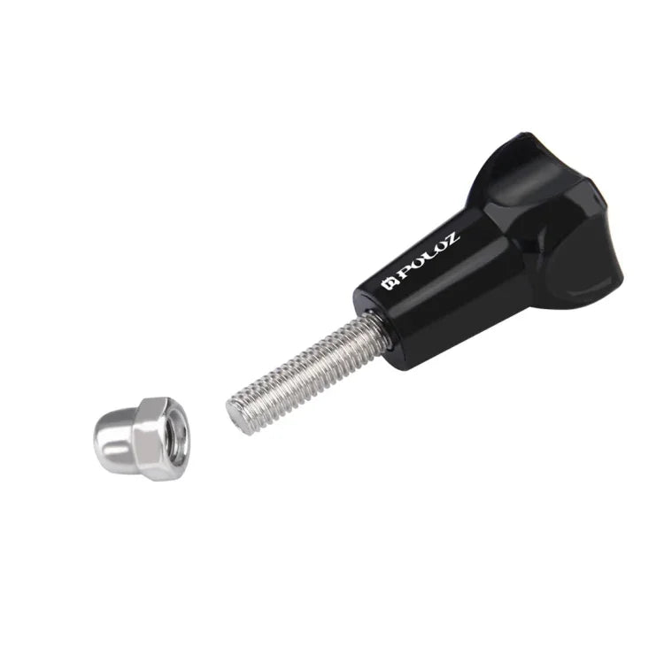 PULUZ Bouton moleté en plastique à vis courte standard pour GoPro, Insta360, DJI et autres caméras d'action, vis courte en plastique