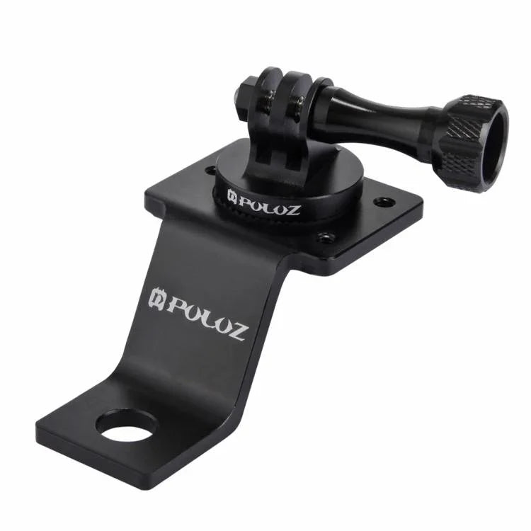 Support de fixation PULUZ en alliage d'aluminium pour moto avec adaptateur pour trépied et vis pour GoPro, Insta360, DJI et autres caméras d'action, Fixe 2 (noir), Fixe 2 (argent), Fixe 2 (rouge), Fixe 2 (bleu), Fixe 2 (or)