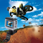 Support de fixation PULUZ en alliage d'aluminium pour moto avec adaptateur pour trépied et vis pour GoPro, Insta360, DJI et autres caméras d'action, Fixe 2 (noir), Fixe 2 (argent), Fixe 2 (rouge), Fixe 2 (bleu), Fixe 2 (or)