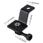 Support de fixation PULUZ en alliage d'aluminium pour moto avec adaptateur pour trépied et vis pour GoPro, Insta360, DJI et autres caméras d'action, Fixe 2 (noir), Fixe 2 (argent), Fixe 2 (rouge), Fixe 2 (bleu), Fixe 2 (or)