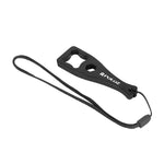 Clé à molette PULUZ en plastique avec dragonne pour GoPro, Insta360, DJI et autres caméras d'action, noire (PVC).