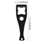 Clé à molette PULUZ en plastique avec dragonne pour GoPro, Insta360, DJI et autres caméras d'action, noire (PVC).