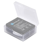 Boîte de rangement transparente en plastique rigide PULUZ pour batterie GoPro HERO4, AHDBT-301/201, AHDBT-401