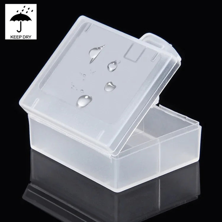 Boîte de rangement transparente en plastique rigide PULUZ pour batterie GoPro HERO4, AHDBT-301/201, AHDBT-401