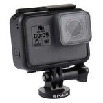 Adaptateur de trépied PULUZ à filetage 1/4 pouce, usiné CNC, compatible avec GoPro, Insta360, DJI et autres caméras d'action ; disponible en plusieurs couleurs : noir, or, bleu et rouge.