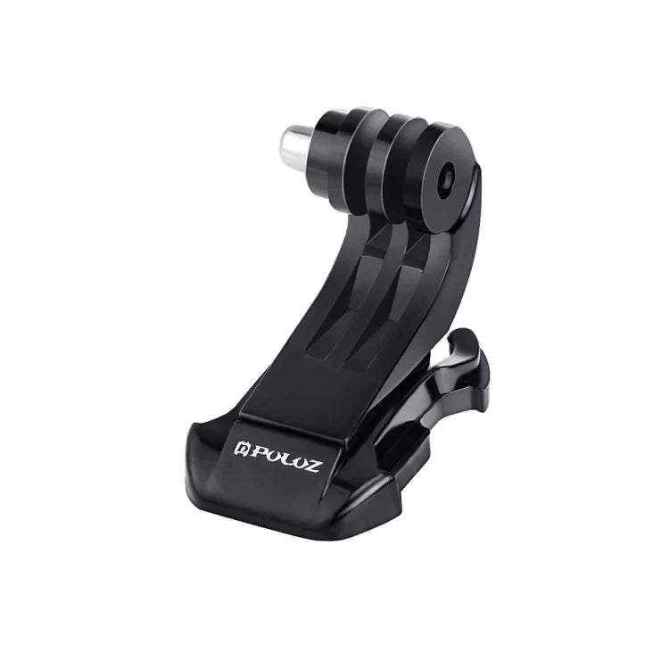 Support de fixation vertical PULUZ noir à boucle en J pour caméras d'action sportives PULUZ, compatible avec GoPro, Insta360, DJI et autres caméras d'action.