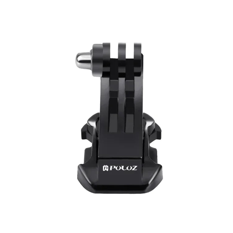 Support de fixation vertical PULUZ noir à boucle en J pour caméras d'action sportives PULUZ, compatible avec GoPro, Insta360, DJI et autres caméras d'action.