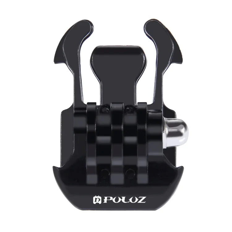 Boucle de dégagement rapide horizontale PULUZ pour caméras d'action sportives PULUZ, fixation à pince flexible Jaws pour GoPro, Insta360, DJI et autres caméras d'action, boucle de dégagement rapide