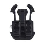 Boucle de dégagement rapide horizontale PULUZ pour caméras d'action sportives PULUZ, fixation à pince flexible Jaws pour GoPro, Insta360, DJI et autres caméras d'action, boucle de dégagement rapide