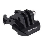 Boucle de dégagement rapide horizontale PULUZ pour caméras d'action sportives PULUZ, fixation à pince flexible Jaws pour GoPro, Insta360, DJI et autres caméras d'action, boucle de dégagement rapide