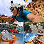 PULUZ 3 autocollants plats + 3 autocollants incurvés pour GoPro, Insta360, DJI et autres caméras d'action, autocollants 3M