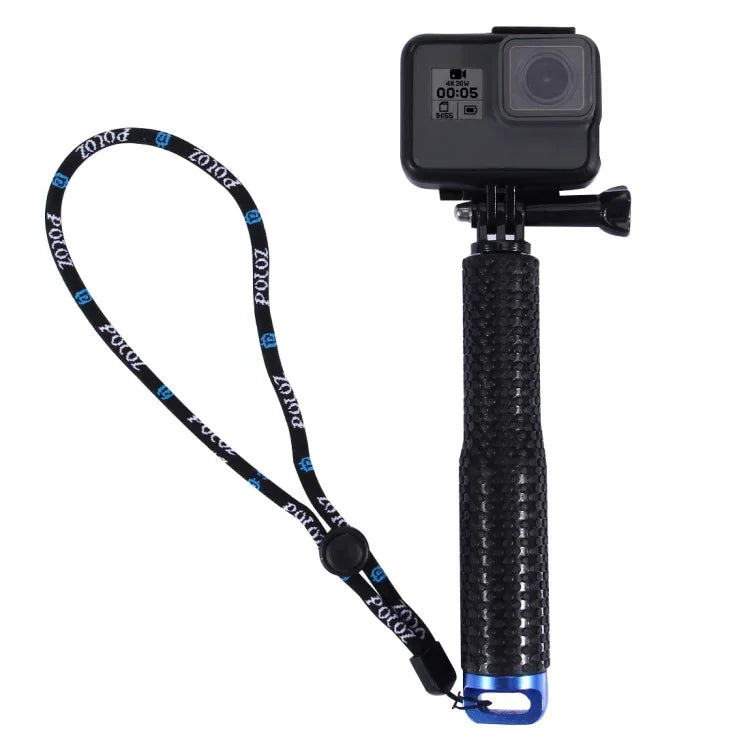 Monopode extensible portable PULUZ pour GoPro, Insta360, DJI et autres caméras d'action, longueur : 19-49 cm
