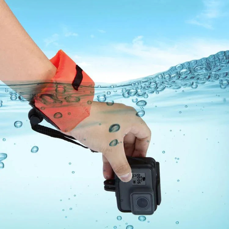 Dragonne flottante PULUZ pour la photographie sous-marine, compatible avec GoPro, Insta360, DJI et autres caméras d'action. Longueur : 20 cm.