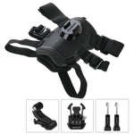 Harnais de chasse pour chien PULUZ avec sangle de poitrine réglable, compatible avec GoPro, Insta360, DJI et autres caméras d'action.