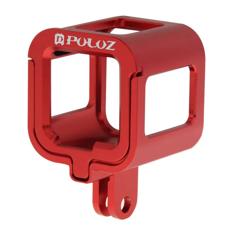 Boîtier de protection PULUZ en alliage d'aluminium usiné CNC avec cadre de sécurité pour GoPro HERO5 Session / HERO4 Session / HERO Session, pour HERO4 Session avec cadre, pour HERO5 Session avec cadre, pour HERO5 Session