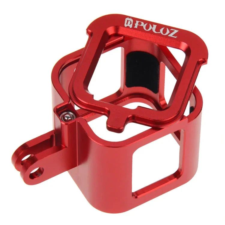 Boîtier de protection PULUZ en alliage d'aluminium usiné CNC avec cadre de sécurité pour GoPro HERO5 Session / HERO4 Session / HERO Session, pour HERO4 Session avec cadre, pour HERO5 Session avec cadre, pour HERO5 Session