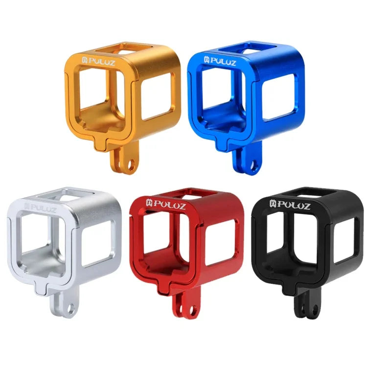 Boîtier de protection PULUZ en alliage d'aluminium usiné CNC avec cadre de sécurité pour GoPro HERO5 Session / HERO4 Session / HERO Session, pour HERO4 Session avec cadre, pour HERO5 Session avec cadre, pour HERO5 Session