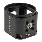 Boîtier de protection PULUZ en alliage d'aluminium usiné CNC avec clé métallique, bouchon d'objectif, vis et adaptateur pour trépied pour GoPro HERO5 Session / HERO4 Session / HERO Session. Compatible avec la HERO4 Session.