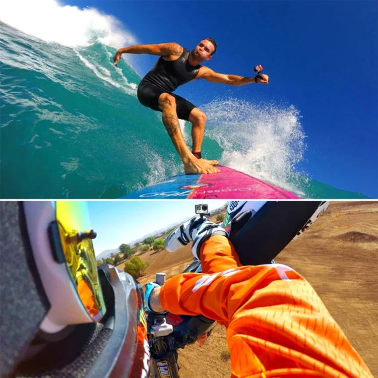 Support de paume de style gant à rotation 360° PULUZ pour GoPro, Insta360, DJI et autres caméras d'action.