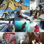 Bras pivotant réglable à 3 axes PULUZ avec 2 vis longues pour caméras d'action sportives PULUZ. Support de fixation flexible Jaws pour GoPro, Insta360, DJI et autres caméras d'action.
