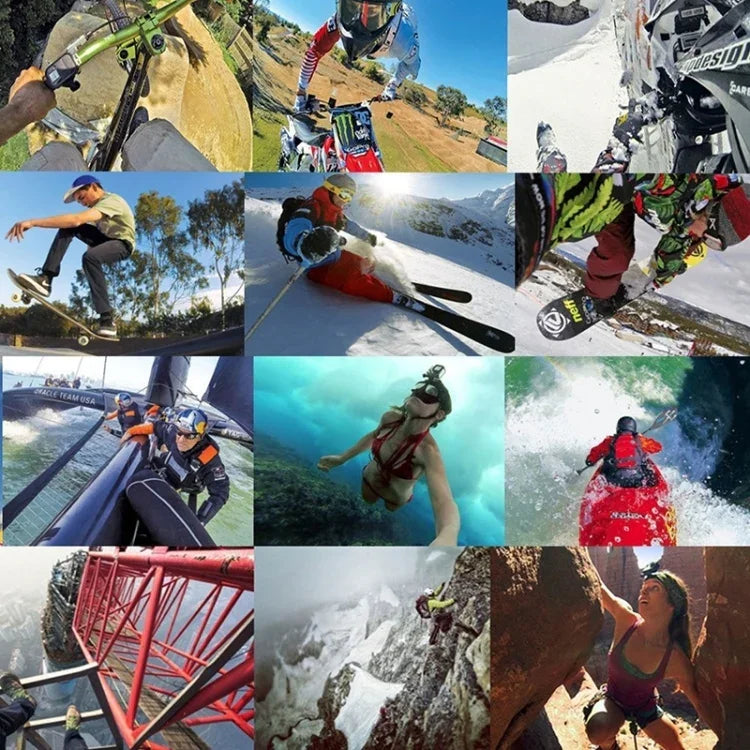 Bras pivotant réglable à 3 axes PULUZ avec 2 vis longues pour caméras d'action sportives PULUZ. Support de fixation flexible Jaws pour GoPro, Insta360, DJI et autres caméras d'action.