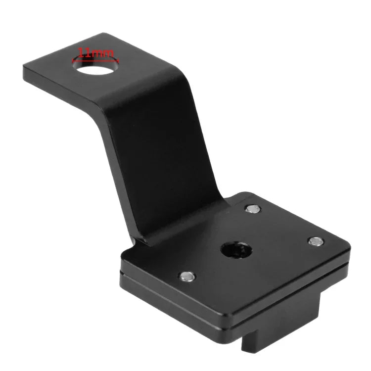 Support de fixation métallique PULUZ pour moto, compatible avec GoPro, Insta360, DJI et autres caméras d'action. Disponible en plusieurs couleurs : noir, argent, rouge, bleu et or.