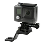 Support de fixation métallique PULUZ pour moto, compatible avec GoPro, Insta360, DJI et autres caméras d'action. Disponible en plusieurs couleurs : noir, argent, rouge, bleu et or.