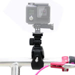 Support de guidon PULUZ pour moto et vélo avec fixation pour trépied et vis, compatible avec GoPro, Insta360, DJI et autres caméras d'action, support allongé