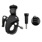 Support de guidon PULUZ pour moto et vélo avec fixation pour trépied et vis, compatible avec GoPro, Insta360, DJI et autres caméras d'action, support allongé