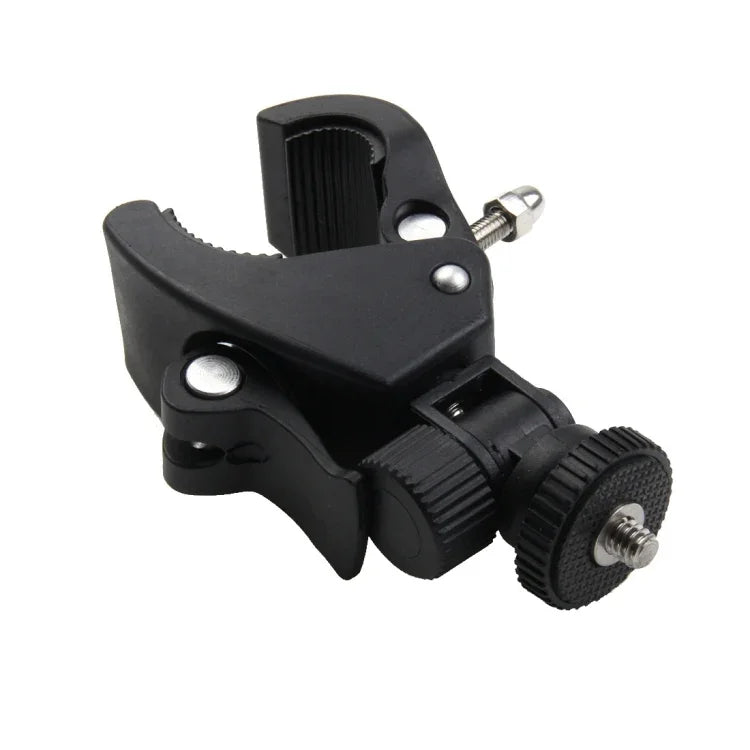 Support de guidon PULUZ pour moto et vélo avec fixation pour trépied et vis, compatible avec GoPro, Insta360, DJI et autres caméras d'action, support allongé