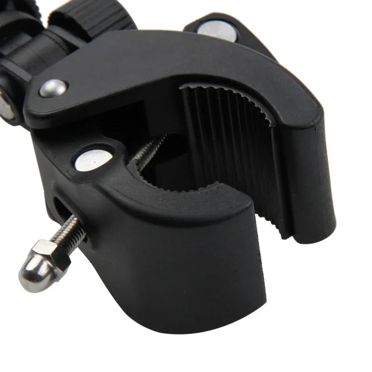 Support de guidon PULUZ pour moto et vélo avec fixation pour trépied et vis, compatible avec GoPro, Insta360, DJI et autres caméras d'action, support allongé