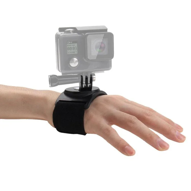 Support de fixation PULUZ 3 en 1 pour bras, poignet, jambe et bras, avec rotation à 360°, compatible avec GoPro, Insta360, DJI et autres caméras d'action.