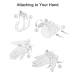 Support de fixation PULUZ 3 en 1 pour bras, poignet, jambe et bras, avec rotation à 360°, compatible avec GoPro, Insta360, DJI et autres caméras d'action.