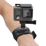 Support de fixation PULUZ 3 en 1 pour bras, poignet, jambe et bras, avec rotation à 360°, compatible avec GoPro, Insta360, DJI et autres caméras d'action.