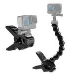 Support de fixation flexible PULUZ Jaws pour caméras d'action sportives GoPro, Insta360, DJI et autres caméras d'action.