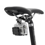 Support de selle de vélo en alliage d'aluminium PULUZ pour GoPro, Insta360, DJI et autres caméras d'action.