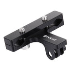 Support de selle de vélo en alliage d'aluminium PULUZ pour GoPro, Insta360, DJI et autres caméras d'action.