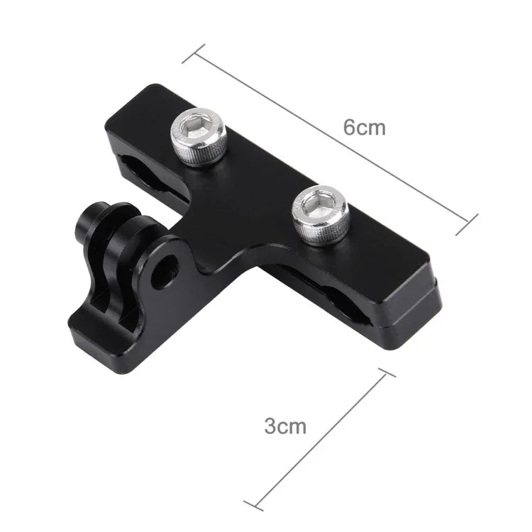 Support de selle de vélo en alliage d'aluminium PULUZ pour GoPro, Insta360, DJI et autres caméras d'action.