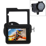 PULUZ Boîtier Coque en alliage d'aluminium CNC Cage de protection avec cadre d'assurance et objectif UV 52 mm pour GoPro HERO (2018) /7 Noir /6 /5, pour HERO6 /5 Cadre de traction, pour HERO5 Cadre de traction