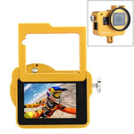PULUZ Boîtier Coque en alliage d'aluminium CNC Cage de protection avec cadre d'assurance et objectif UV 52 mm pour GoPro HERO (2018) /7 Noir /6 /5, pour HERO6 /5 Cadre de traction, pour HERO5 Cadre de traction