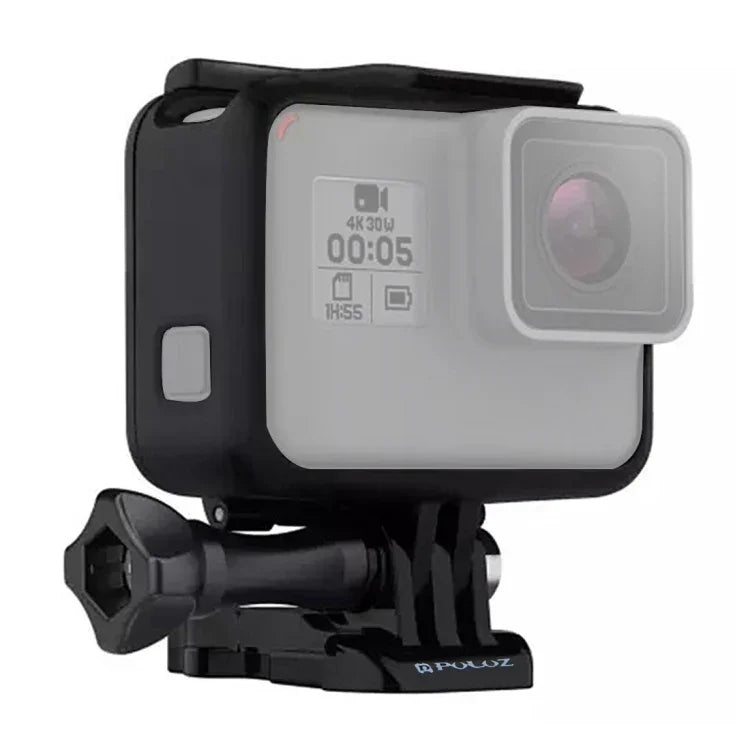 Boîtier de protection PULUZ en plastique ABS avec support et vis longue pour GoPro HERO (2018) /7 Noir /6 /5, pour GoPro HERO6 /5