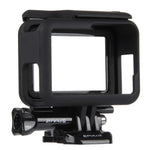 Boîtier de protection PULUZ en plastique ABS avec support et vis longue pour GoPro HERO (2018) /7 Noir /6 /5, pour GoPro HERO6 /5