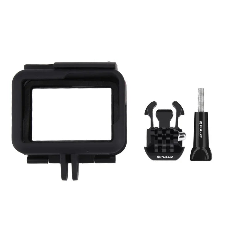 Boîtier de protection PULUZ en plastique ABS avec support et vis longue pour GoPro HERO (2018) /7 Noir /6 /5, pour GoPro HERO6 /5