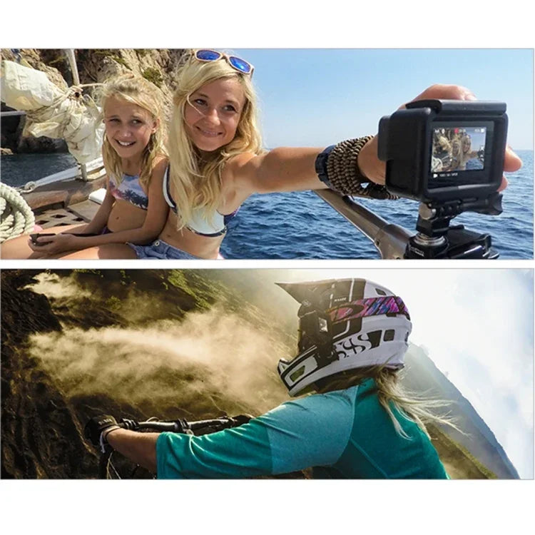 Boîtier de protection PULUZ en plastique ABS avec support et vis longue pour GoPro HERO (2018) /7 Noir /6 /5, pour GoPro HERO6 /5